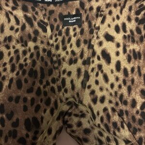 Dolce & Gabbana Animal Print Shorts (skims collab)